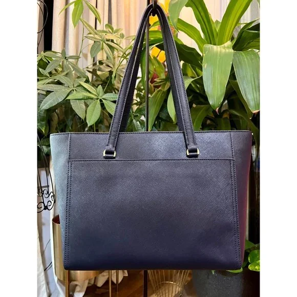 ♦️TORY BURCHN NAVY SMALL PARKER TOTE - Picture 2 of 12